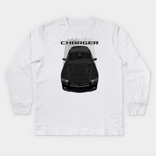 Charger LD 2011-2014-black Kids Long Sleeve T-Shirt